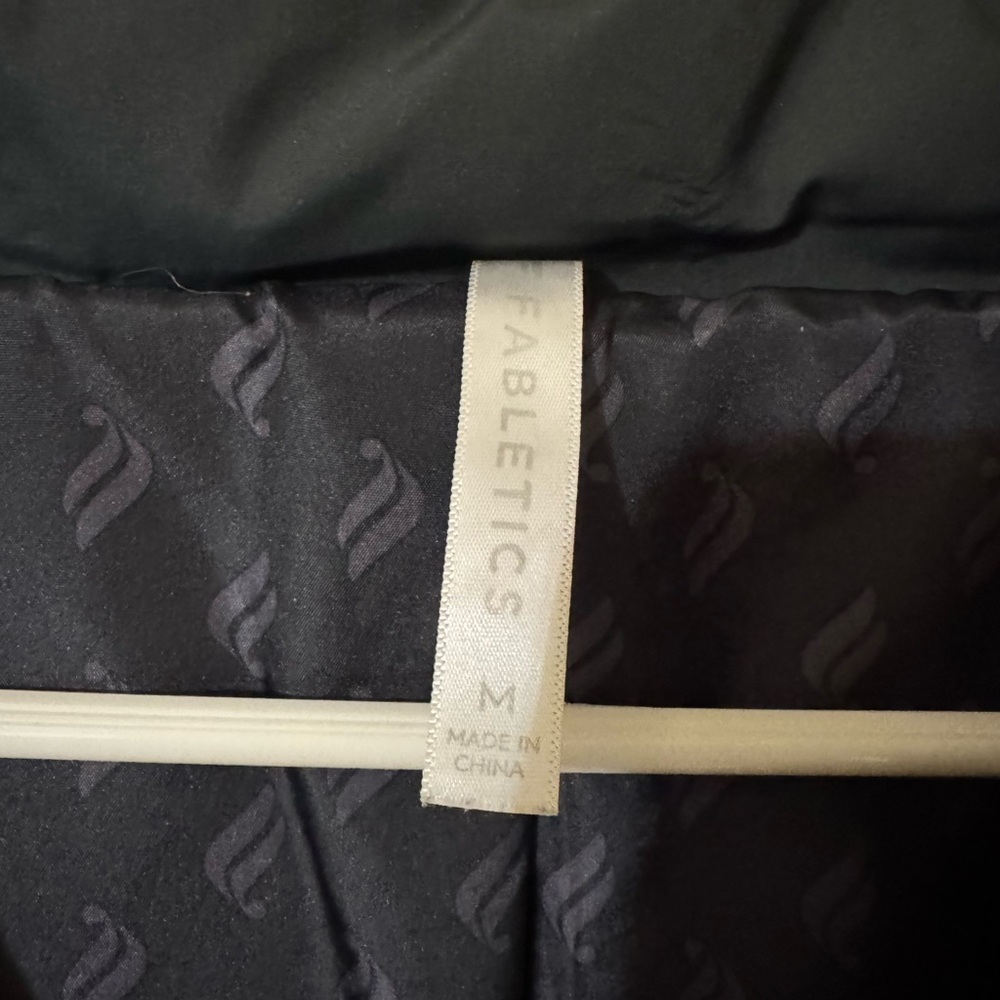 Women's Fabletics Black Puffer Jacket - image 2